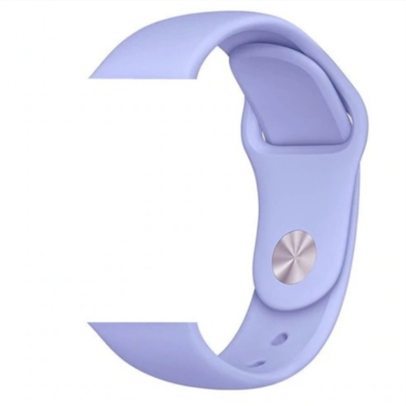 NEW Lilac Sport Silicone Band For Apple Watch - Picture 2 of 5